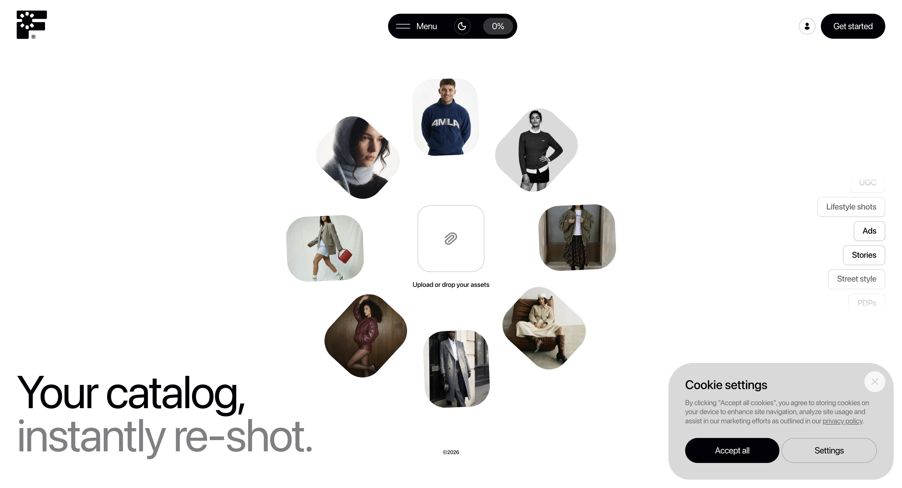 Landing page
