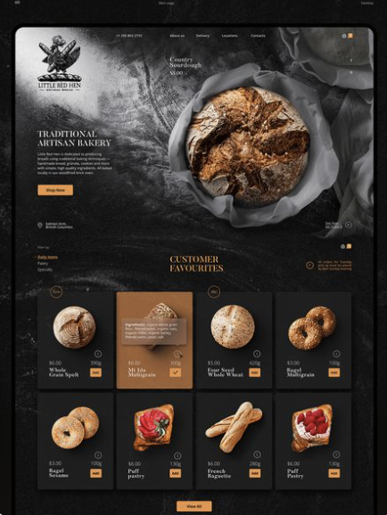 Landing page